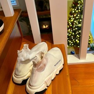 Balenciaga women’s speed recycled knit trainers